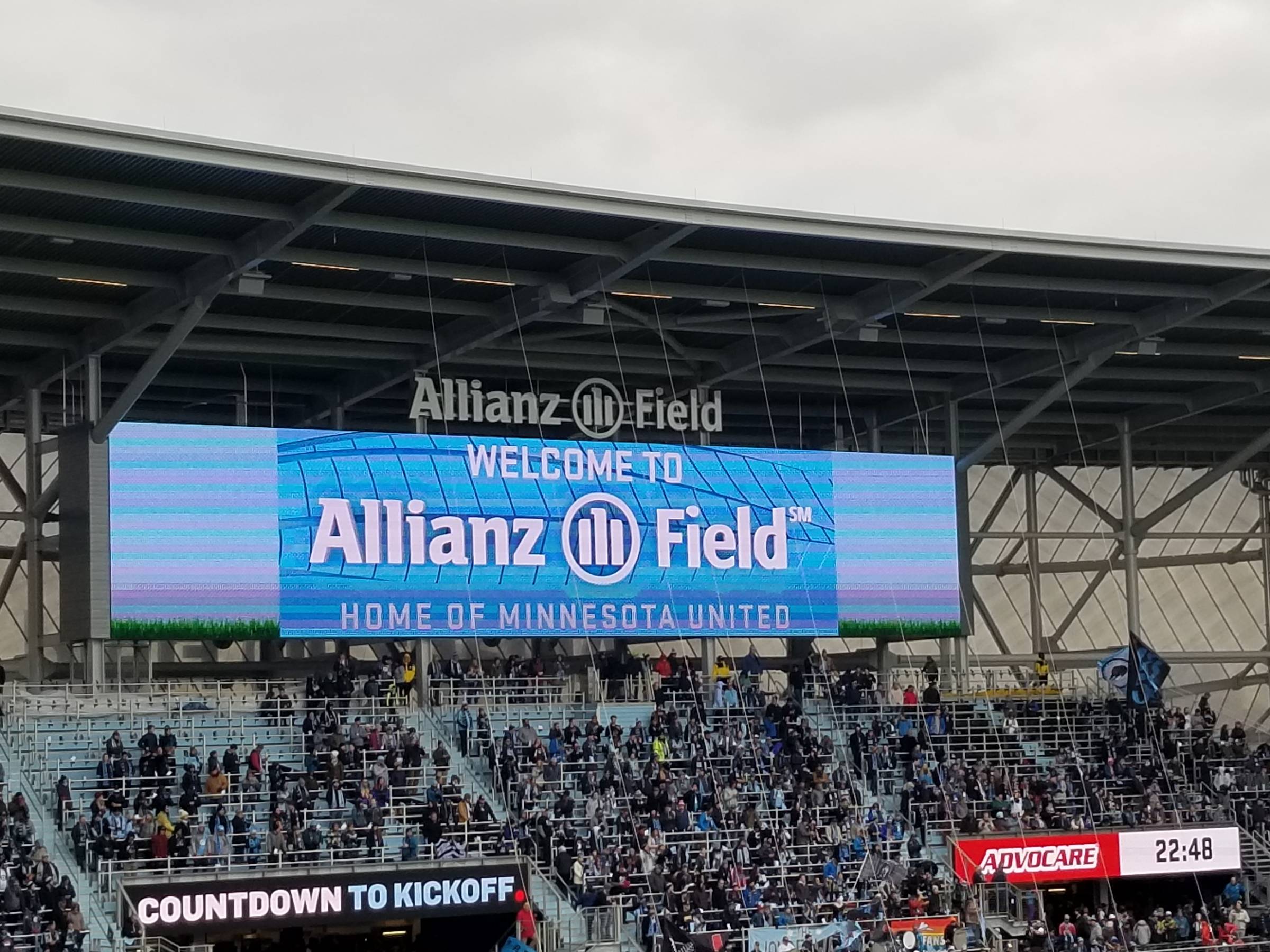 Video Board at Allianz Field